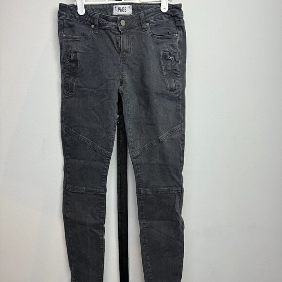 EUC - Paige Denim Dark Grey Size 29 - Picture 2 of 10